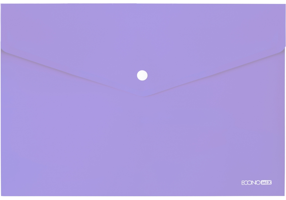 Папка на кнопці ECONOMIX А4, лавандова (E31301-88)